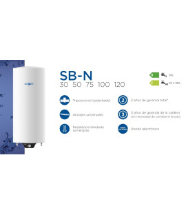 Termo Electrico Nofer SB050N, 50L, Triposicional