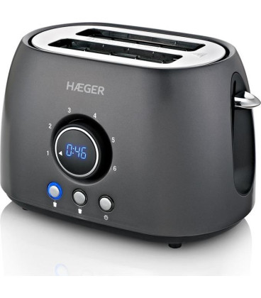 Tostador Haeger TO08D012A, future inox 800w Tostador Haeger TO08D012A, future inox 800w