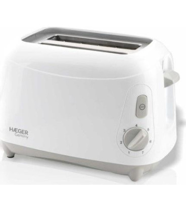 Tostador Haeger TO900005A, Geminy, 900W, 2 Bocas