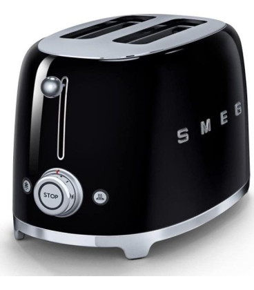 Tostador Smeg TSF01BLEU, 50 style 2 rebanadas negr Tostador Smeg TSF01BLEU, 50 style 2 rebanadas negr