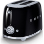 Tostador Smeg TSF01BLEU, 50 style 2 rebanadas negr Tostador Smeg TSF01BLEU, 50 style 2 rebanadas negr