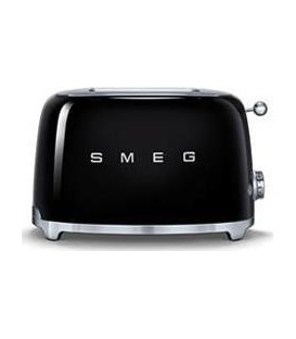 Tostador Smeg TSF01BLEU, 50 style 2 rebanadas negr