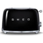 Tostador Smeg TSF01BLEU, 50 style 2 rebanadas negr