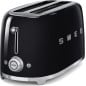 Tostador Smeg TSF02BLEU, 50 style 4 rebanadas negr