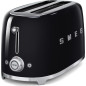 Tostador Smeg TSF02BLEU, 50 style 4 rebanadas negr