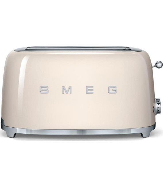 Tostador Smeg TSF02CREU, 50 style 4 rebanadas crem