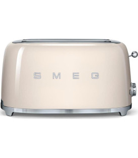 Tostador Smeg TSF02CREU, 50 style 4 rebanadas crem
