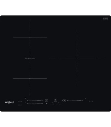 Inducción Whirlpool WBS5560NE, 3 zonas, 60cm, Conn