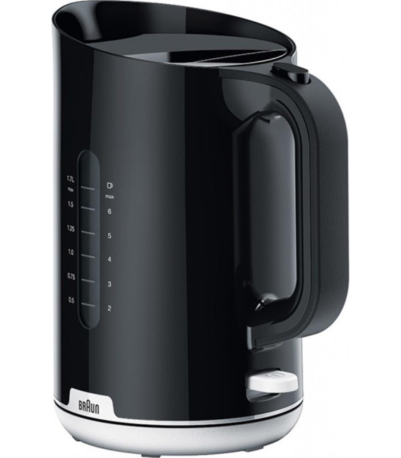 Hervidor Braun WK1100BK, 1.7L, 360º, negro