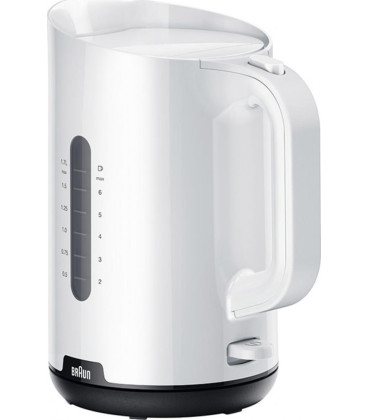 Hervidor Braun WK1100WH, 1.7L, 360º, blanco Hervidor Braun WK1100WH, 1.7L, 360º, blanco