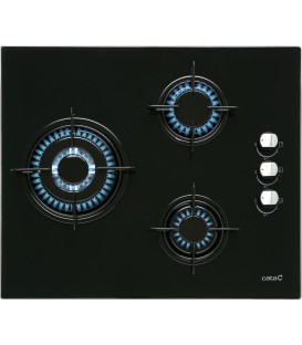 Encimera Cata CIB6021BK, Cristal, 3f, Negra, f tri