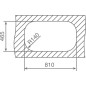 Fregadero Teka Stylo 1C1E, Reversible, 45cm