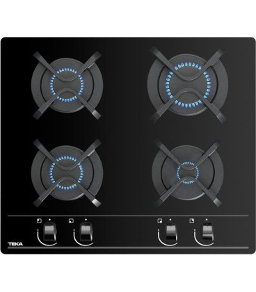 Encimera Teka GBC64000XBN, 4 fuegos, gas natural, Encimera Teka GBC64000XBN, 4 fuegos, gas natural,
