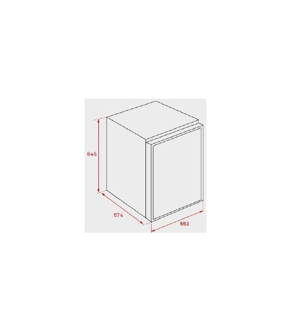 Congelador V. Teka TG180, 85x55cm, Blanco, F