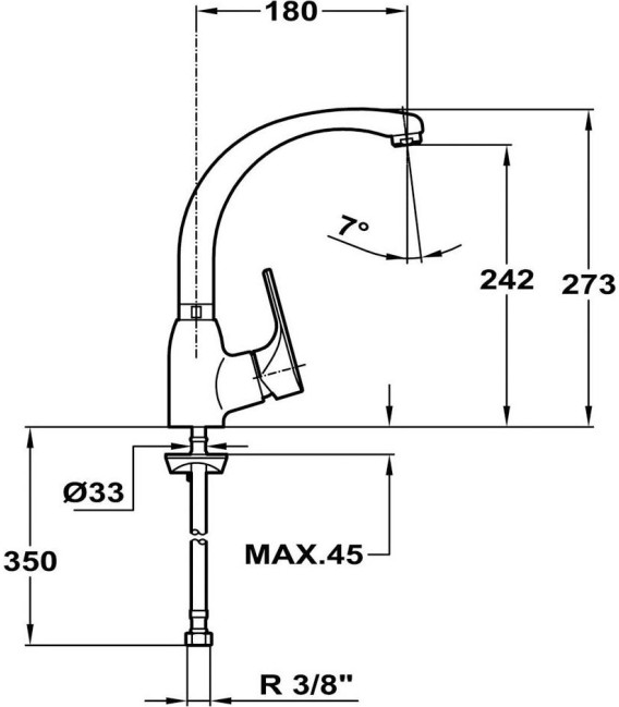 Grifo Teka MTP915 cromo