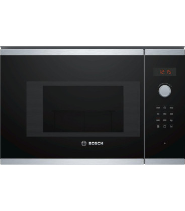 Microondas Bosch BEL523MS0, 20L, negro-inox, Integ Microondas Bosch BEL523MS0, 20L, negro-inox, Integ