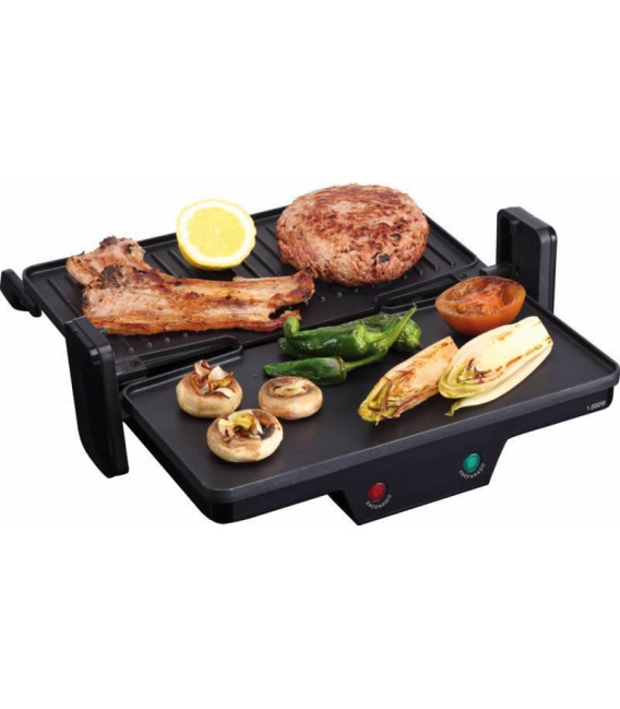 GRILL JATA GR266, DOBLE, 3 EN 1, 27X14CM