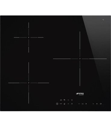 Induccion Smeg SI5632D, 3 Zonas, 7.2Kw, Timer Induccion Smeg SI5632D, 3 Zonas, 7.2Kw, Timer
