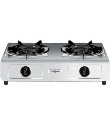 Cocina Vitrokitchen 260IB, 2 fuego, Triple inox, B Cocina Vitrokitchen 260IB, 2 fuego, Triple inox, B
