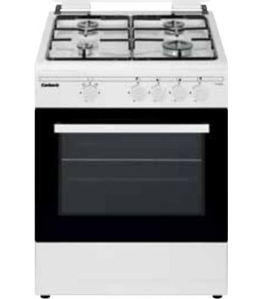 Cocina Corbero CCSF60420BW, 4 fuegos, 60cm, Blanca