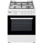 Cocina Corbero CCSF60420BW, 4 fuegos, 60cm, Blanca