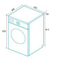 Lavadora Edesa EWF6000WH, 6kg, 1000rpm, E, Blanco Lavadora Edesa EWF6000WH, 6kg, 1000rpm, E, Blanco