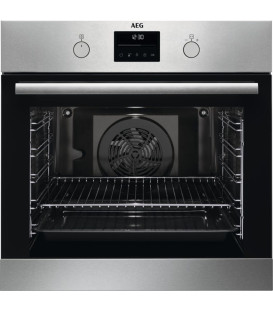 Horno AEG BPB331061M, Multif, 72L, A+, Piro, Inox