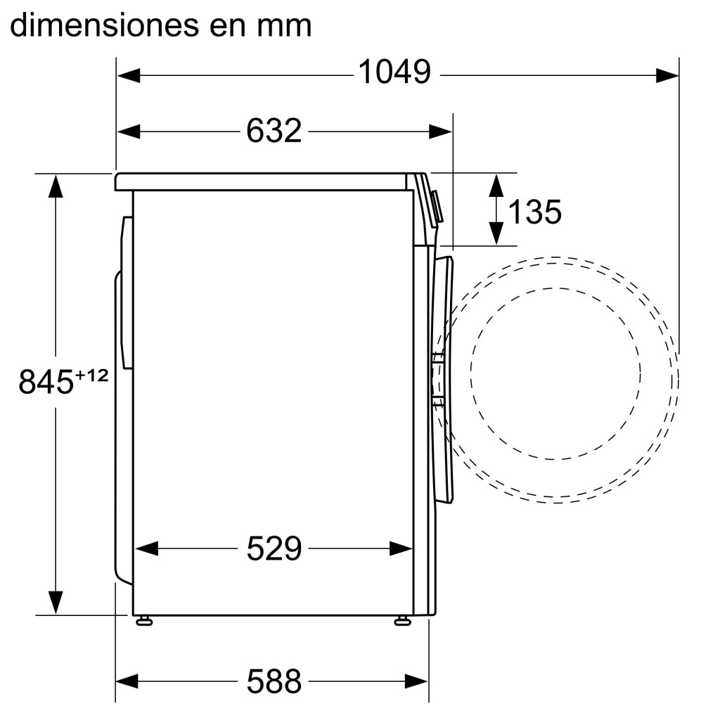 Lavadora BOSCH WGG254ZXES (10 kg - 1400 rpm - Inox)