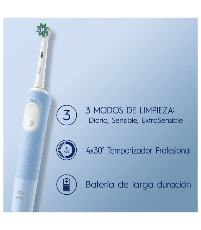 Braun Oral-B IO7 Azul + Estuche + 2 recambios/ Cepillo de dientes