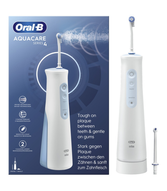 Irrigador Dental Oral-B Braun AQUACARE4,