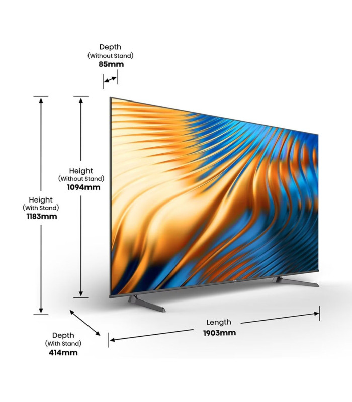 Hisense Pantalla 85 4K UHD Smart TV