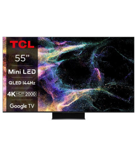 TV TCL 55C845, 55 UHD QLED GoogleTV 100/120/144Hz