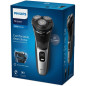 Afeitadora Philips S314300, Seco y Mojado, Plata Afeitadora Philips S314300, Seco y Mojado, Plata