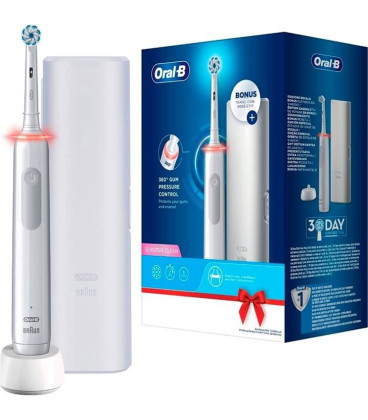 Cepillo Dental Braun Oral-B Pro3 3500, Blanco+Estu