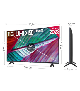 Tv 43 LG 43UR78006LK Tv 43¨ (108cm) 4K UHD. SmarT