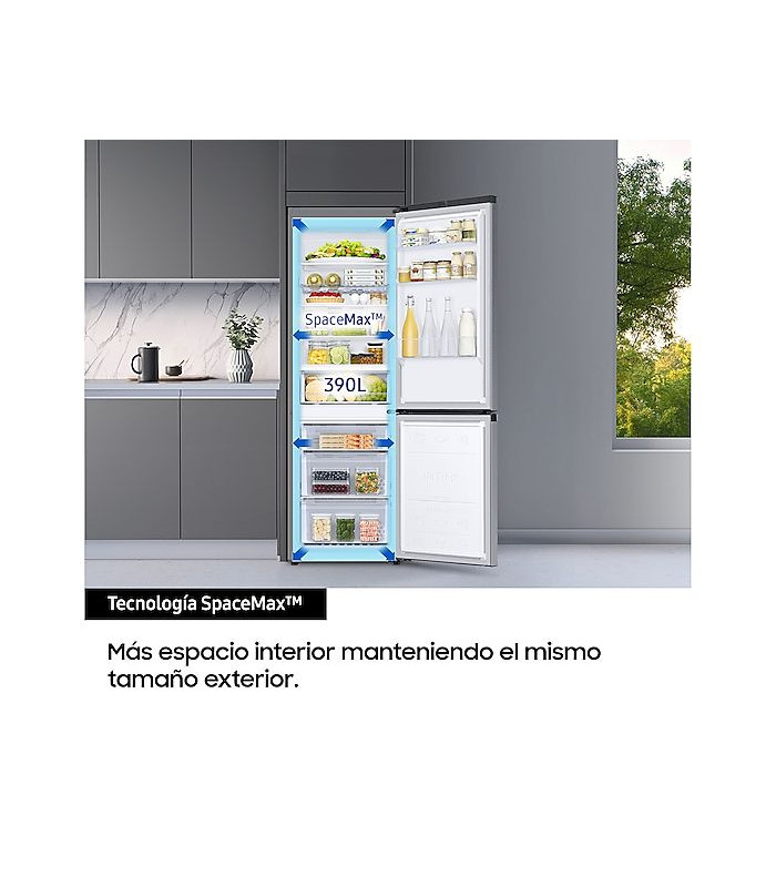 COMBI SAMSUNG INOX RB38T602DSA/EF D 200×60 INVERTER – Electrocash  Electrodomésticos