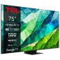 Tv TCL 75C855, step up miniled