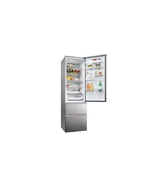 Combi Haier 3P HTW5620ENMG, 205x60cm, NF, E, Inox,