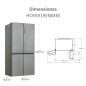 Frigo Haier SbS 4P HCR5919ENMM, 191x91cm, E,