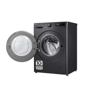 Lavadora LG F4WR5009A6M, 9kg, 1400rpm, A-10%, inox