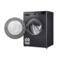 Lavadora LG F4WR5009A6M, 9kg, 1400rpm, A-10%, inox