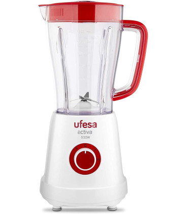 Batidora Vaso Ufesa BS4707, Activa 500w, 1.5L, jar