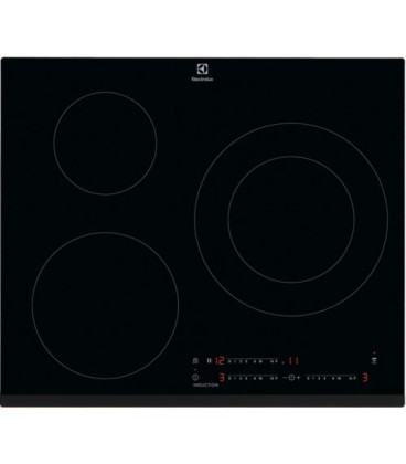 Induccion Electrolux EIT60342, 3 Zonas, 7,3Kw, Sli
