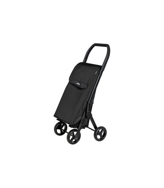 Carro Compra Duett MUUVI, 4 ruedas, 46L, negro, 25