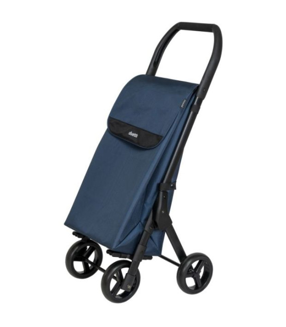 Carro Compra Duett MUUVI, 4 ruedas, 46L, azul, 25k