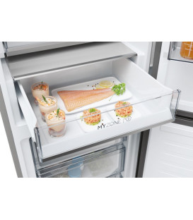 Combi Haier HDPW5620ANPD, 205x60cm, A, NFR, INOX