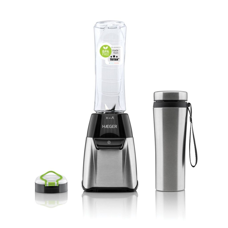 Mini batidora Haeger LQ350008A, inox, sports Mini batidora Haeger LQ350008A, inox, sports