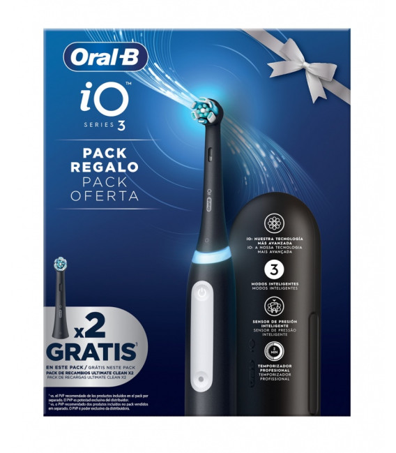 Cepillo Dental Braun Oral-B IO3NEGROREFILL