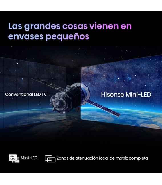 TV 65 HISENSE 65U7KQ Mini-LED Quantum Dot Colour