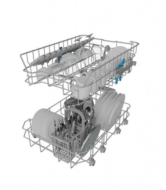 Lavavajillas Indesit DI9E2B10, 9Cub, 45cm, Integr.